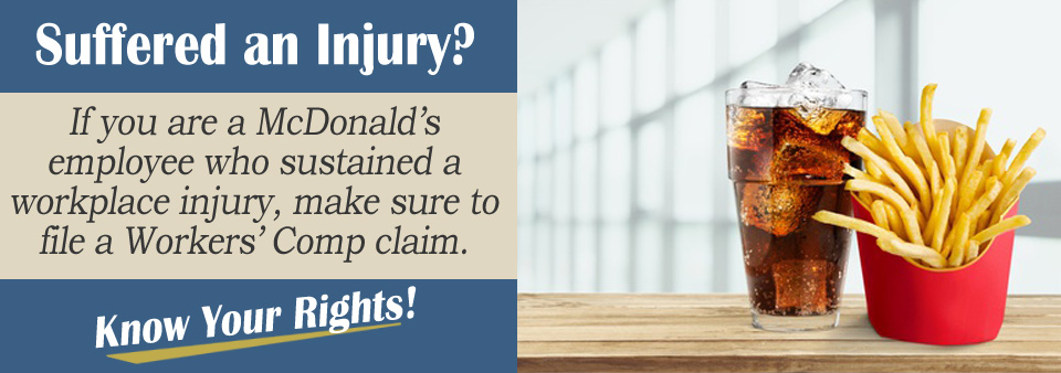 mcdonald's workers' comp injury lawyer attorney
