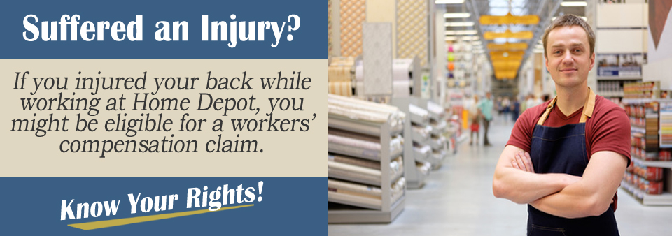 I Hurt My Back While Working At Home Depot*